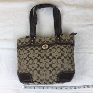 Coach brown shoulder bag